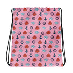  bag with baby octopus pattern on a pink background