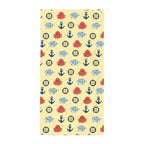 Cute Ocean Party Beach Towel – Baby Octopus & Baby Shark
