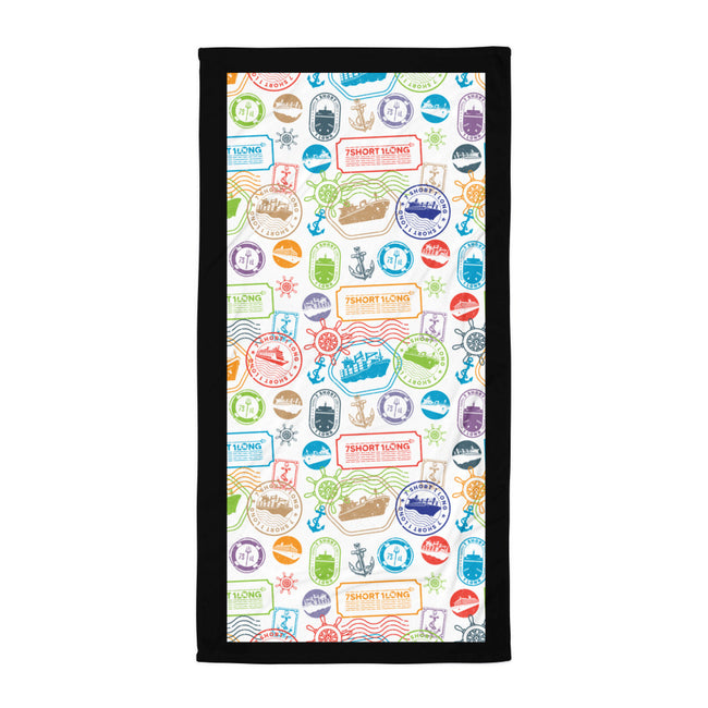 World Cruise Traveler Beach Towel Main Image