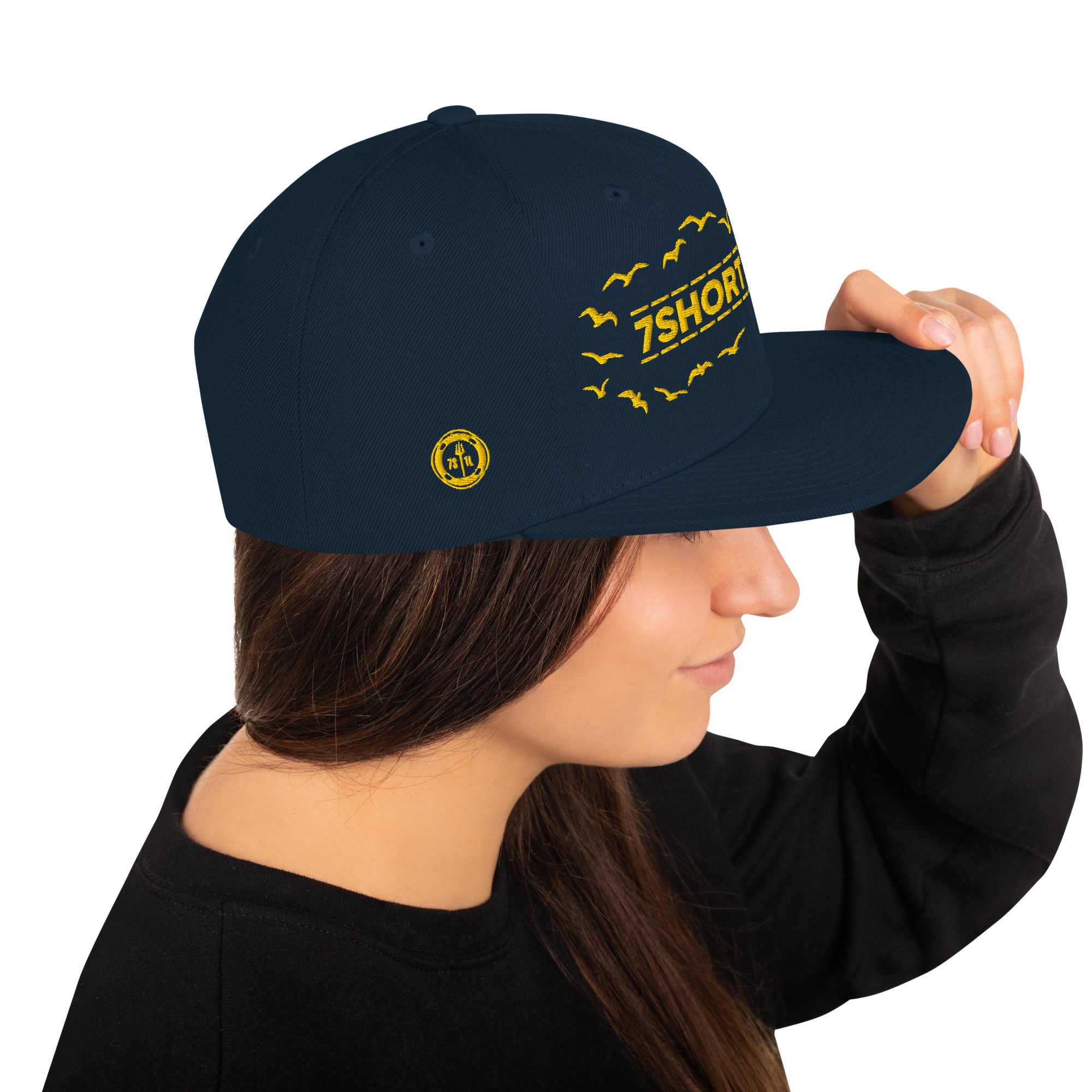 Seafarer Crew Snapback Cap - Seagulls Gold Secondary image