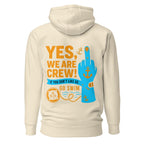 Crew hoodie featuring a clean maritime design representing unity, teamwork, and shared crew identity on board a vessel.