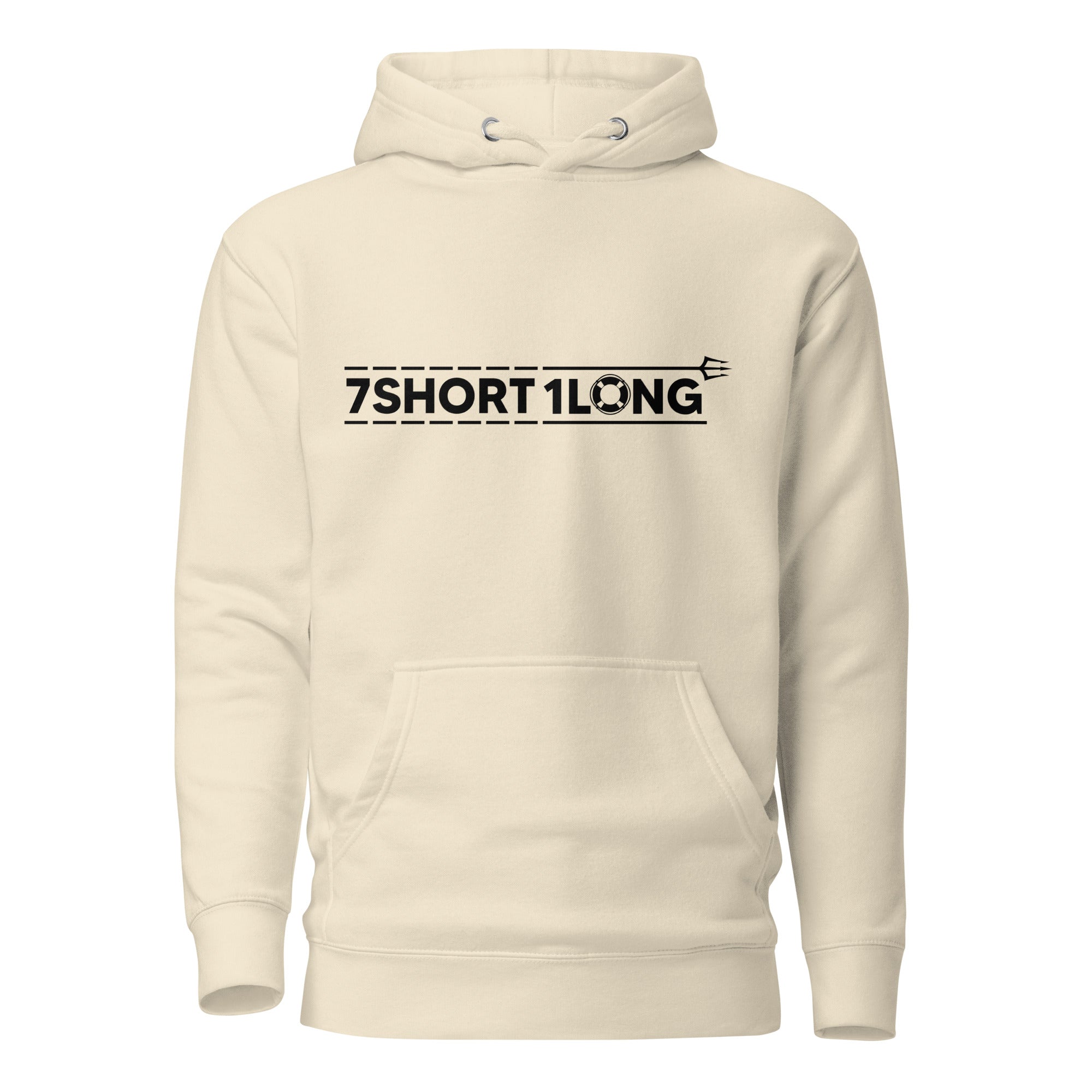 Crew hoodie featuring a circular sailor-themed design, symbolizing daily routines, unity, and the rhythm of life at sea.