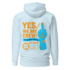 Crew hoodie featuring a clean maritime design representing unity, teamwork, and shared crew identity on board a vessel.