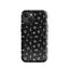iPhone case with maritime pattern on a black background