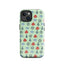 Phone case with nautical pattern featuring baby octopuses, anchors, and baby shark