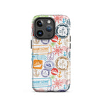Iphone Case with passport stamps
