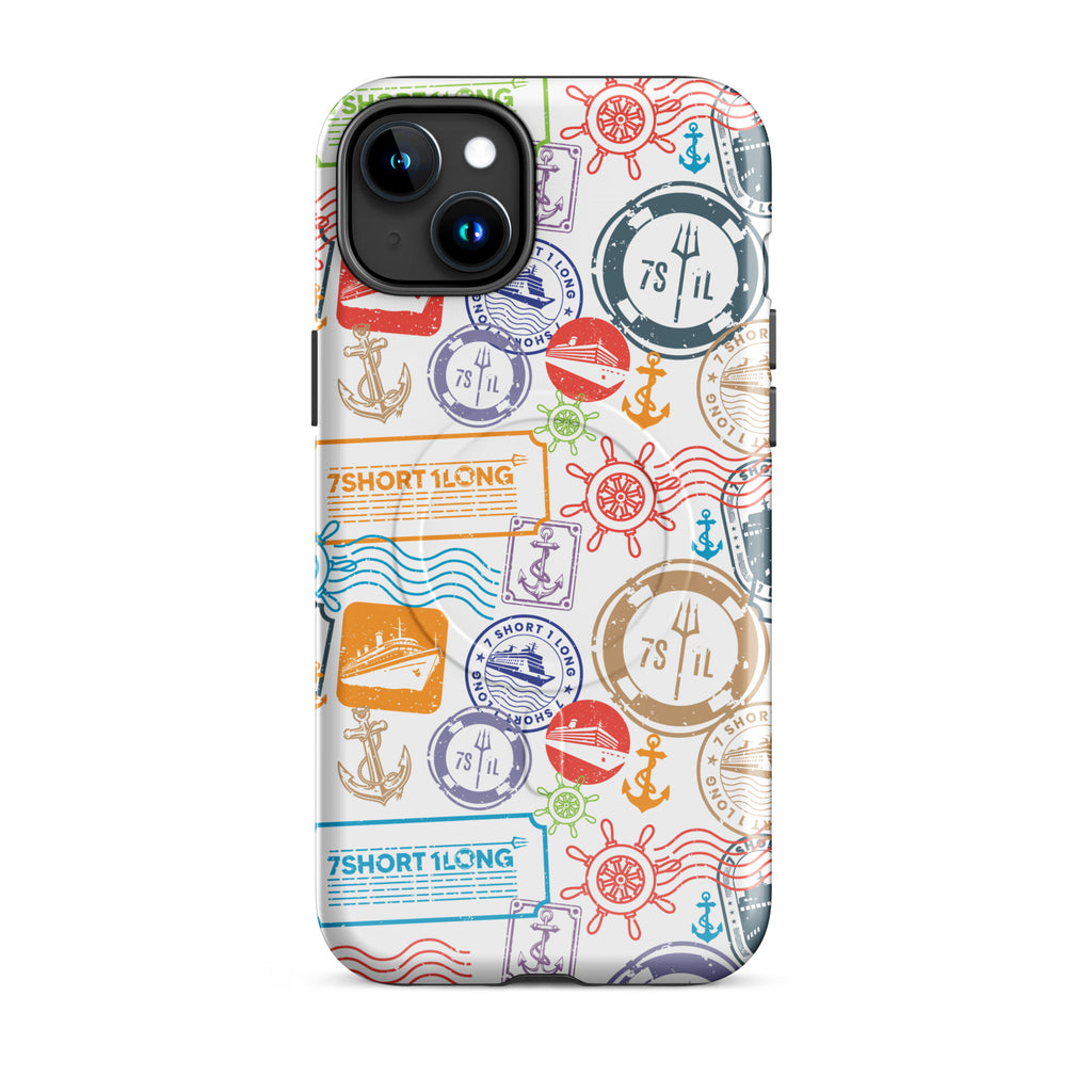 Iphone Case with passport stamps