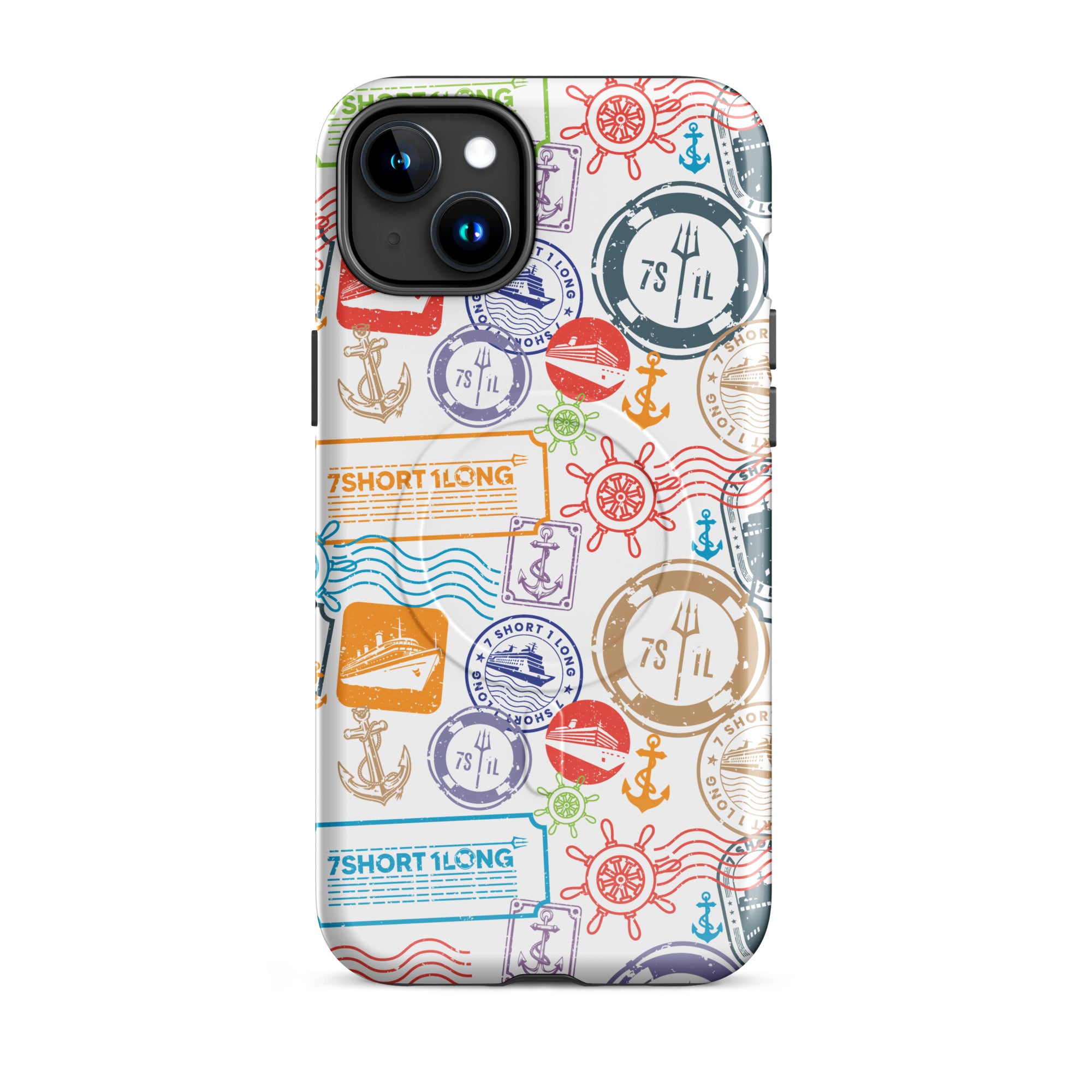 Iphone Case with passport stamps