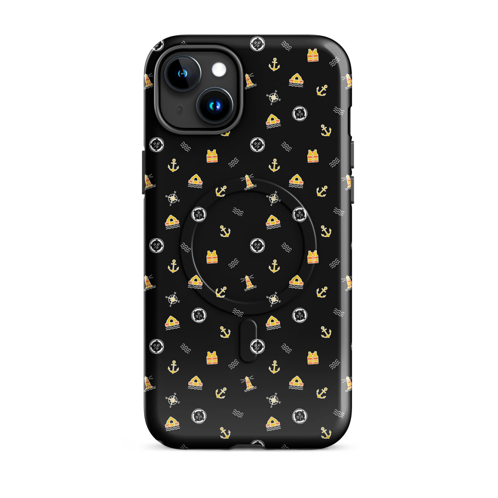 Phone case with a pattern of solas symbols