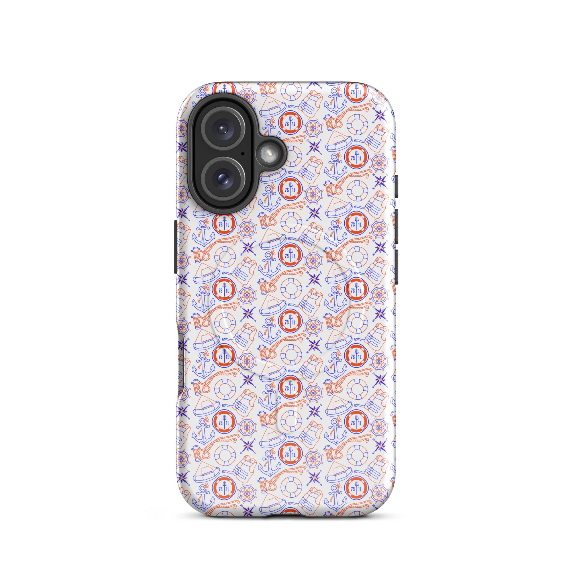 US Coast Guard iPhone case with maritime pattern