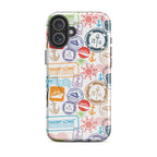 Iphone Case with passport stamps