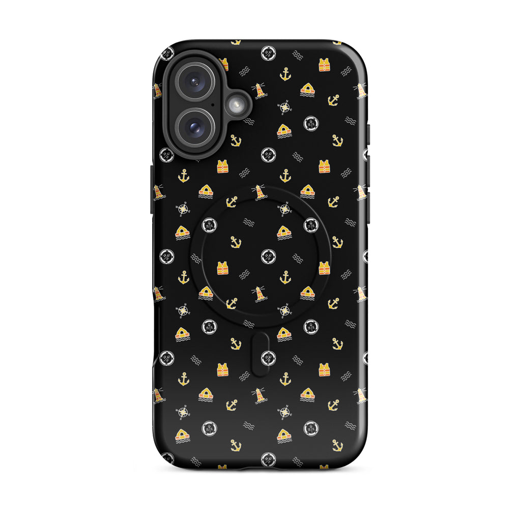 Phone case with a pattern of solas symbols