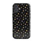 Phone case with a pattern of solas symbols