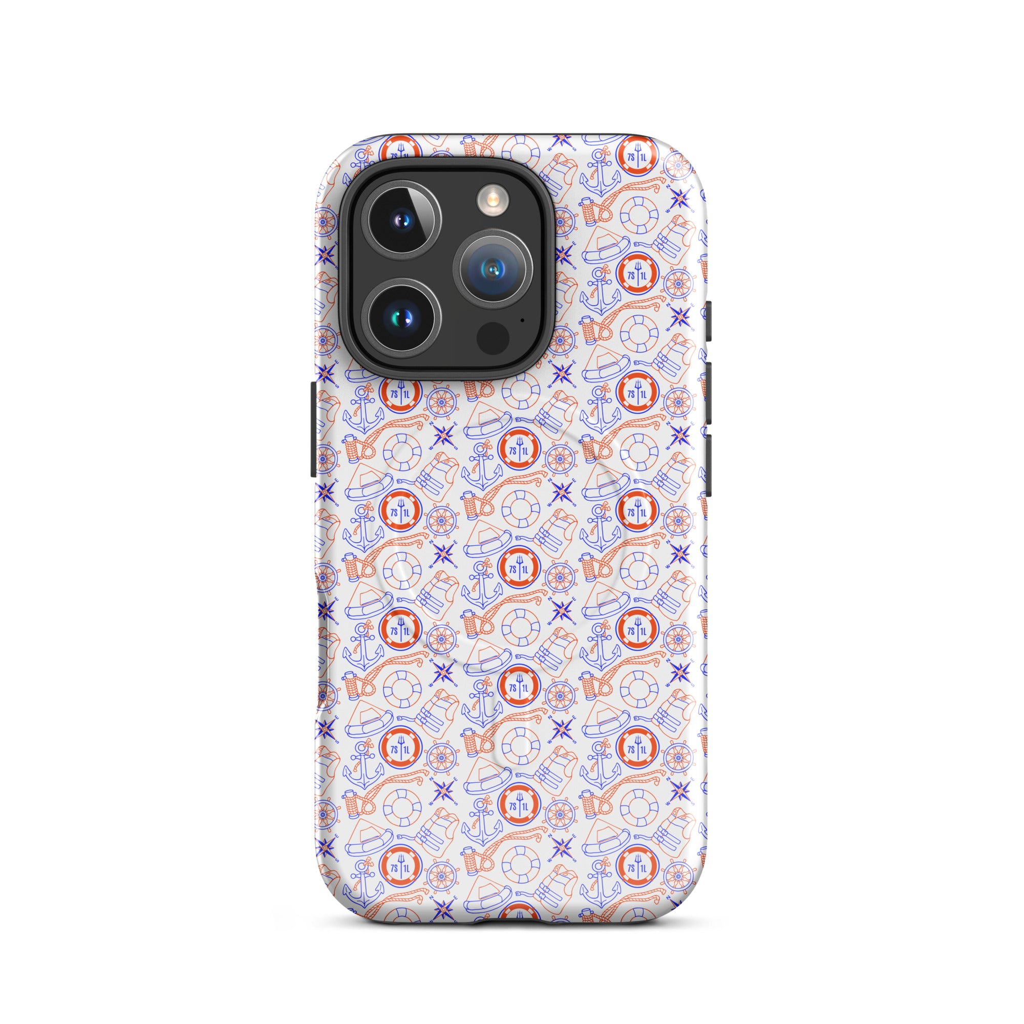 US Coast Guard iPhone case with maritime pattern