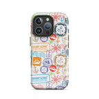 Iphone Case with passport stamps