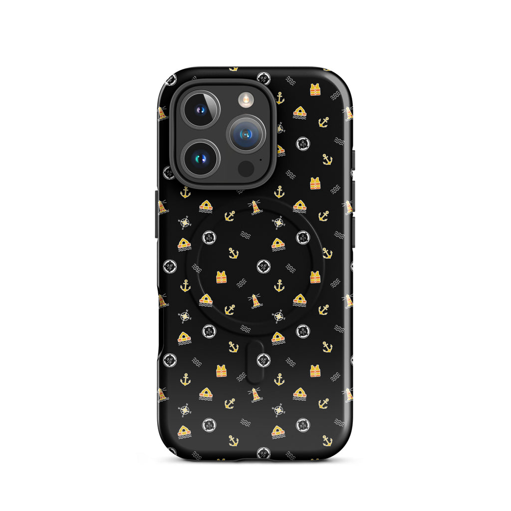 Phone case with a pattern of solas symbols