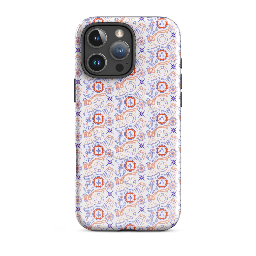 US Coast Guard iPhone case with maritime pattern