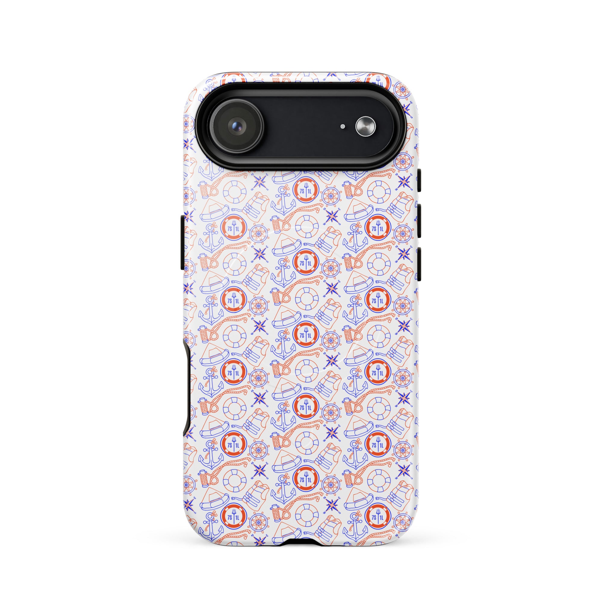 US Coast Guard iPhone case with maritime pattern