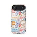 Iphone Case with passport stamps