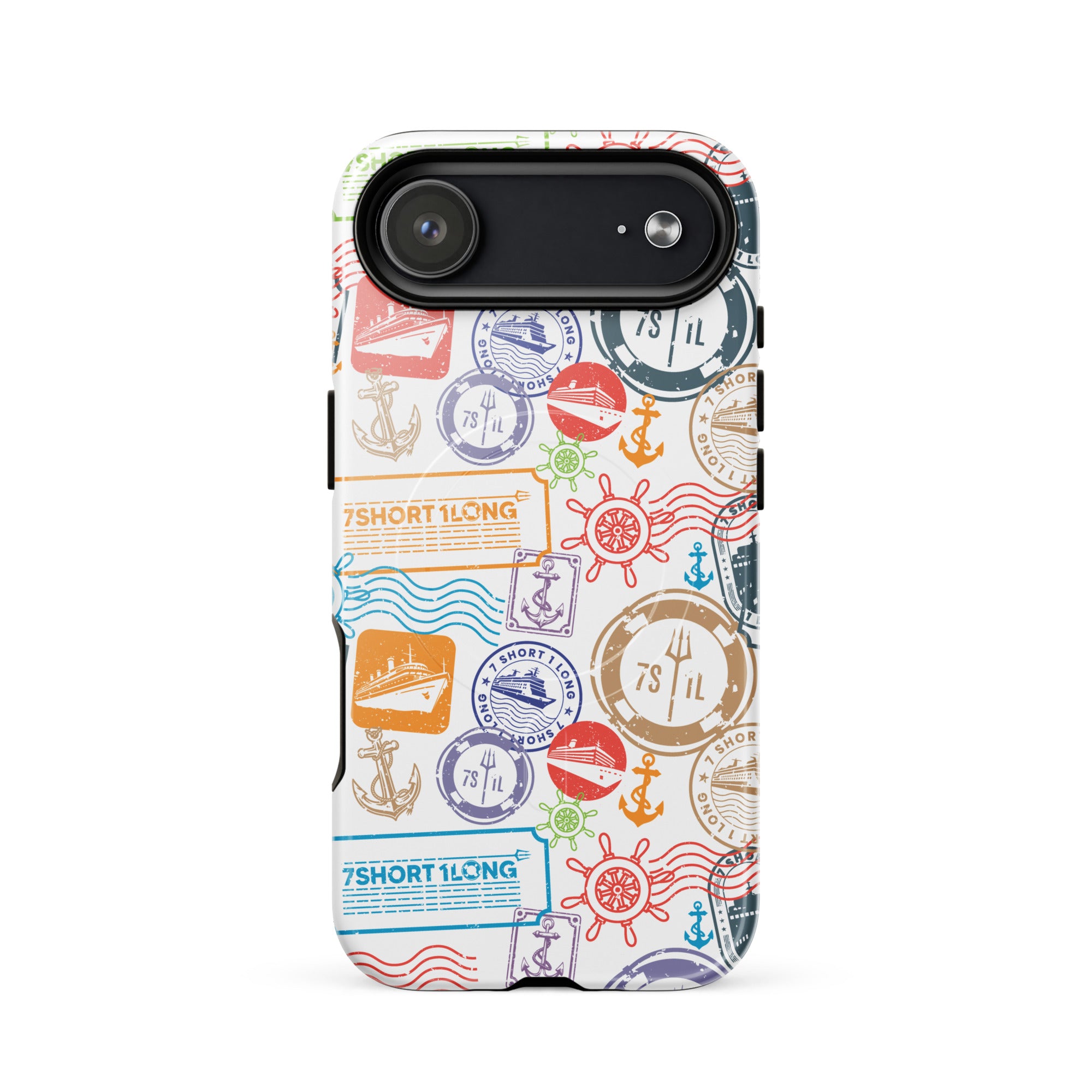 Iphone Case with passport stamps