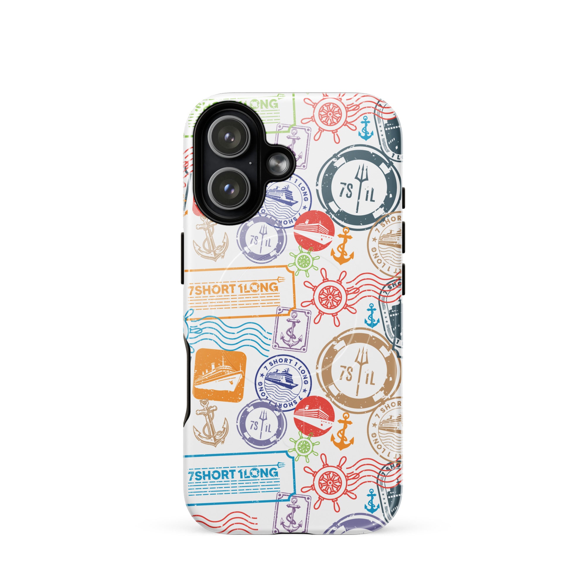Iphone Case with passport stamps