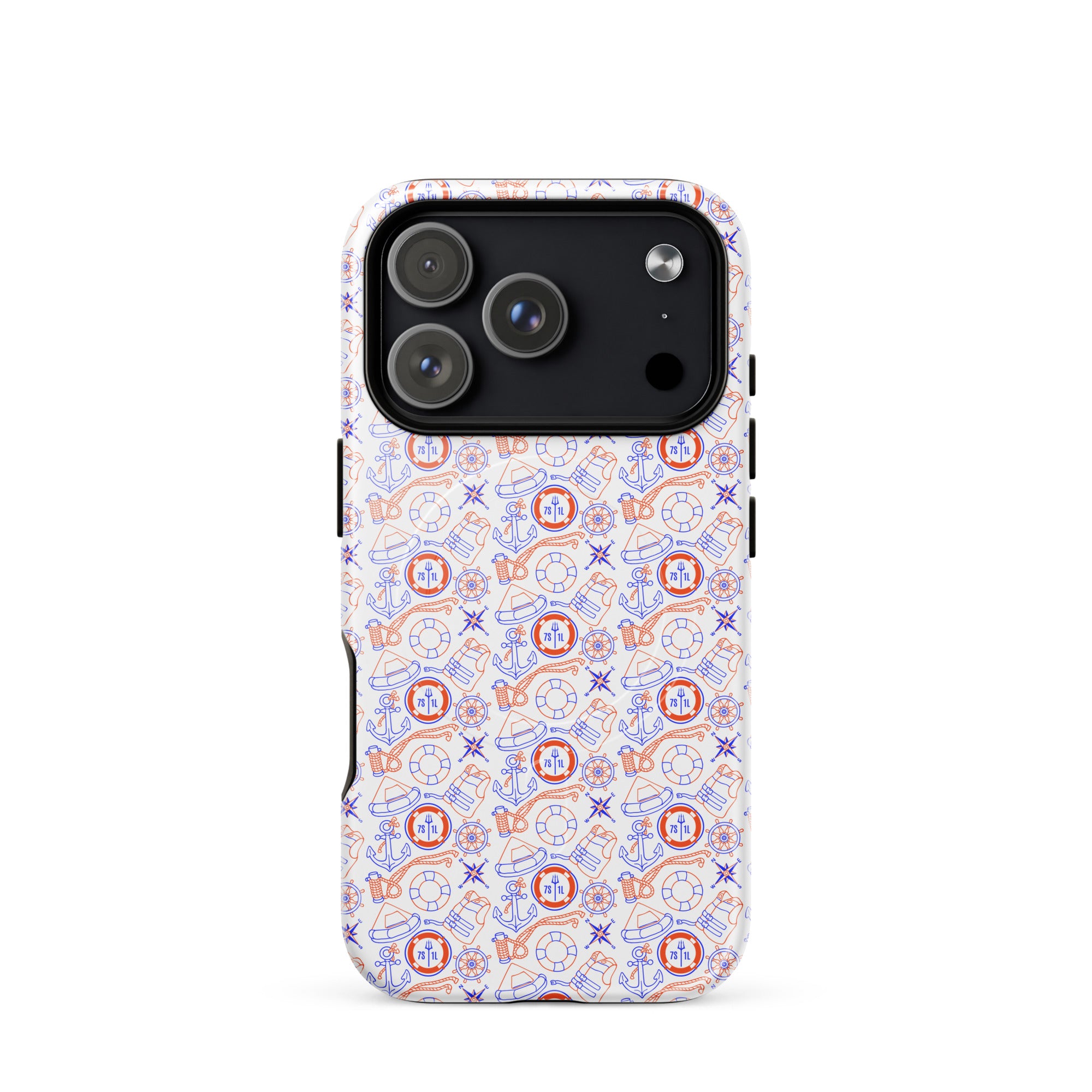 US Coast Guard iPhone case with maritime pattern