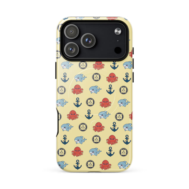  iPhone Case with baby shark and baby octopus Hover Image