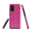 Pink Samsung Galexy Case with maritime pattern 