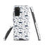 Samsung hard case with luxury ship and nautical pattern in navy