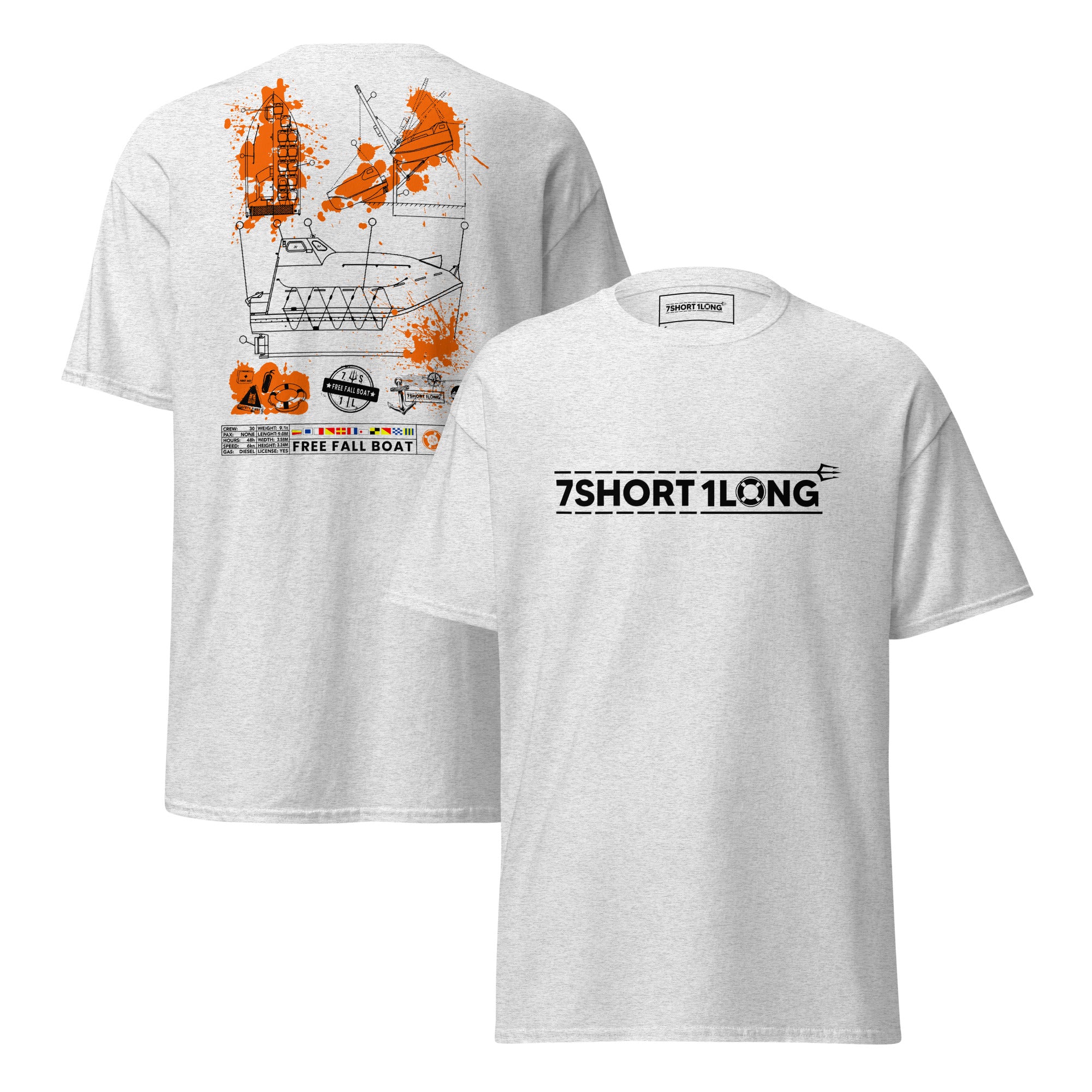 Free Fall Boat T-shirt Secondary image