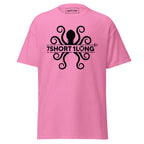 Maritime T-shirt with detailed kraken design inspired by seafarers’ folklore, bold high-contrast lines and precision artwork, nautical myth aesthetic.