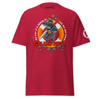 Maritime T-shirt with Galley Department “Galley Ninja” design, representing ship cooks and galley crew preparing meals to support crew morale on board.