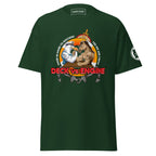 Maritime T-shirt with “Deck Vs Engine” design, symbolizing rivalry and cooperation between deck and engine departments on a ship.