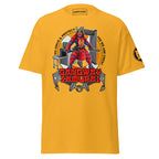 Maritime T-shirt with ShipSecurity design, representing security roleson onboard a ship including SSO, deputy security officer, security, and guards.
