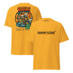 Maritime T-shirt with “Fire Drill” design, inspired by SOLAS fire fighting drills, onboard emergency response, and crew firefighting procedures.