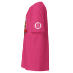 Maritime T-shirt with Fire Assessment Team design, representing onboard emergency response and ship fire brigade entering fire zones during emergencies.