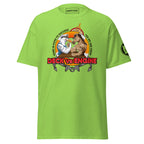 Maritime T-shirt with “Deck Vs Engine” design, symbolizing rivalry and cooperation between deck and engine departments on a ship.