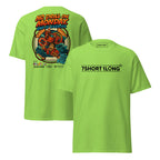 Maritime T-shirt with “Man Overboard Drill” design, inspired by SOLAS emergency procedures and crew rescue training at sea.