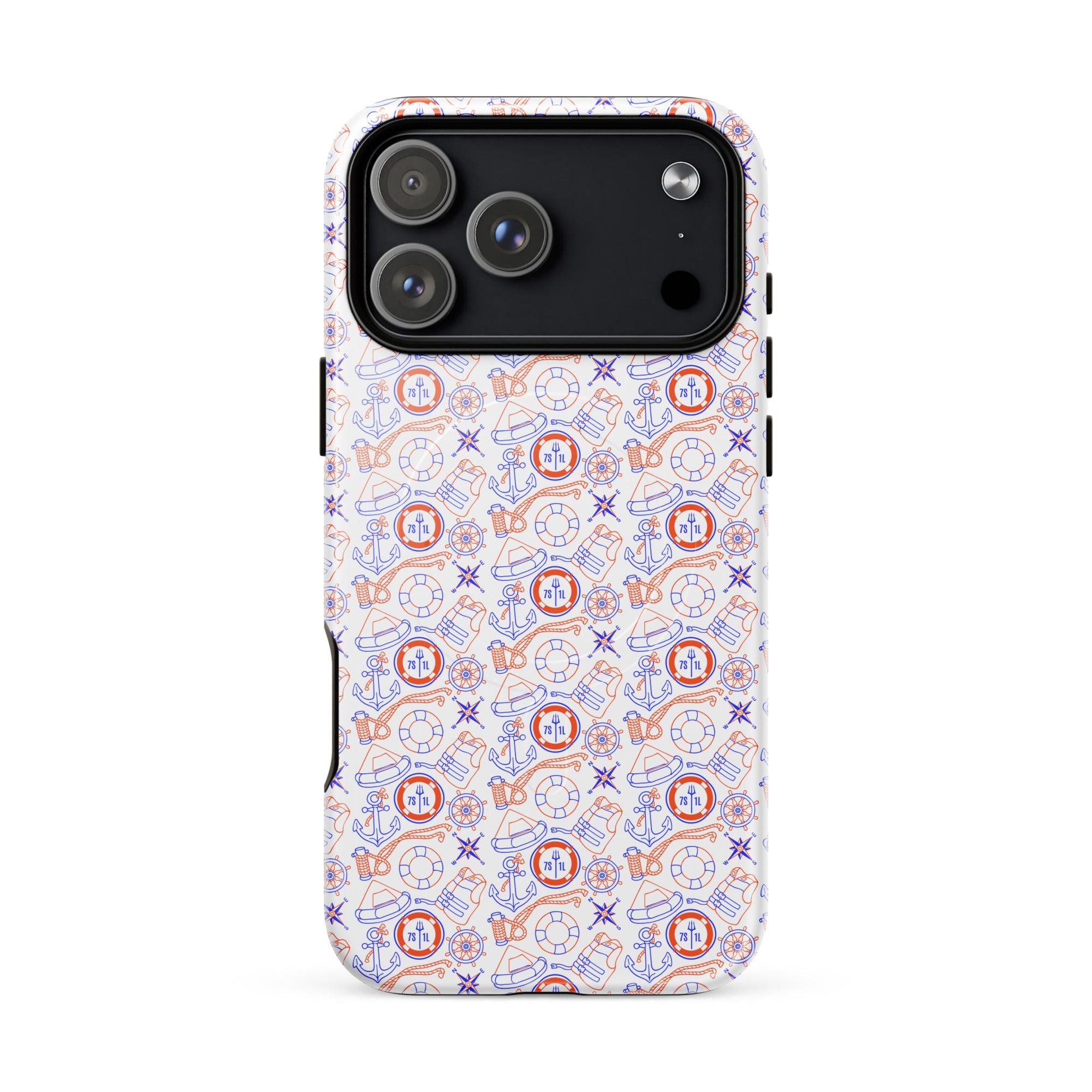 US Coast Guard iPhone case with maritime pattern